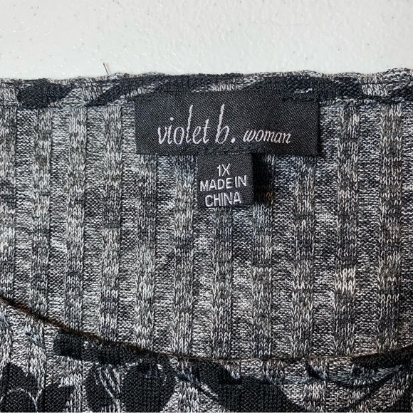 WOMENS 1X DRESS FLORAL STRETCHY ¾ SLEEVE FAIRY WHIMSIGOTH COTTAGE STRETCHY - Picture 10 of 15